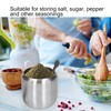 Hapivida Sugar Container 370ML 304 Stainless Steel Polished Brushed Seasoning