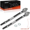 A-Premium 2 x Front Inner Tie Rod Ends, Compatible with