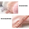 WIZBIOTECH Cute Fluffy Eye Mask for Sleep Travel Breathable Eyeshade
