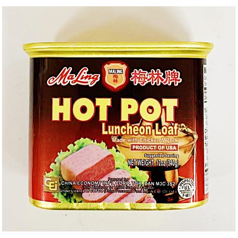 Hot Pot Luncheon Loaf, Chicken & Pork, 12 oz, Pack