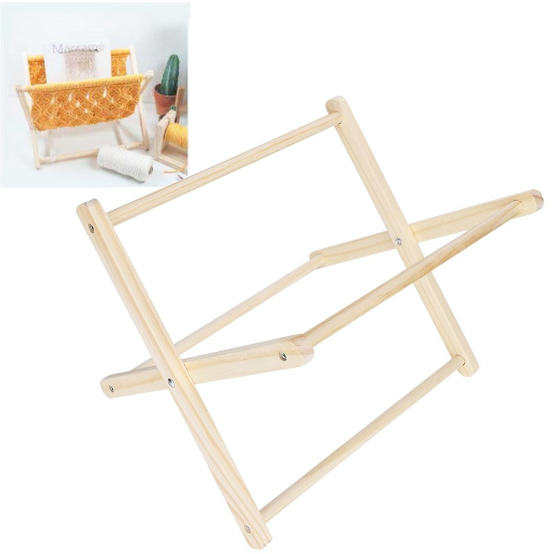Macrame Magazine Rack Small Bohemian Woven Storage Basket Decoration Book