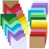 Supla 160 Sets 16 Colors Contour Flap Envelopes & Blank
