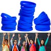 THXIY 50PCS 7'' Silicone Wristbands for Kids Teens, Kids Blank