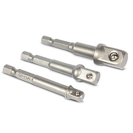 Mikels JADT-3 Juego de Adaptadores de Dados para Taladro, 3 Piezas                                                                                    