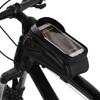 Bike Phone Front Frame Bag Waterproof Reflective Bicycle Phone Mount