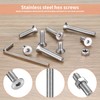 260 Pcs M5 Bolts & Nuts Set, Flat Head, Hex