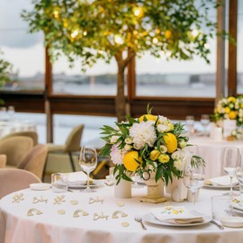 100 Pcs Wooden Baby Shower Confetti Baby Shower Table Decorations Baby Shower Decoration for Boys Girls Gender Reveal Party Decor