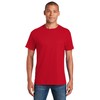 Gildan 5.4 oz Cotton T-Shirt (5000) Tee Large Red