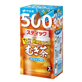 Itoen Healthy Mineral Barley Tea, Smooth, Stick for 16.9 fl oz (500 ml), 0.1 oz (3.5 g) x 7 Bottles Powder