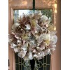 Handmade Rose gold Wreath, rose gold nutcracker wreath, rose gold