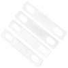4Pcs Guitar Neck Shim Brass Material Heightening Gasket Set Musical