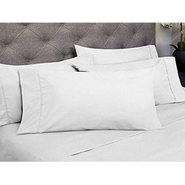 Sweet Home Collection 6 Piece 1800 Count Olivia Branch Microfiber Bedroom Sheet Set, Full, White