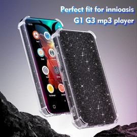 Aippdo Case for innioasis G1 G3 Mp3 Player, TPU Clear Case, Anti-Scratch, Shock Absorption, 4.0 inch, Crystal Clear