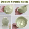 wakouter 7 Pcs Matcha Kit, Matcha Whisk Set for Japanese