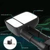 ORRIGEY Towing Side Mirrors Manual Telescoping For 1988-98 Chevy/GMC C/K