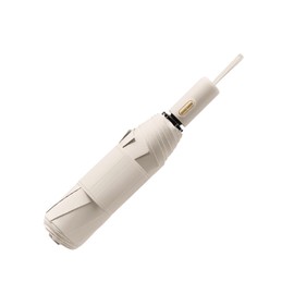 Lightweight French Style, Compact Travel Folding Umbrella with 7 cm Velcro Fastener for Women Children / Teflon Coating / UV Protection / Automatic / 8 Ribs / Waterproof / Rain / Sun / Small, Matte