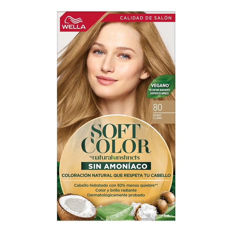 Soft Color Tinte Semi Permanente 80 Rubio Claro