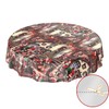 ANRO Tablecloth Christmas Tablecloth Washable Wax Tablecloth Santa Claus 100