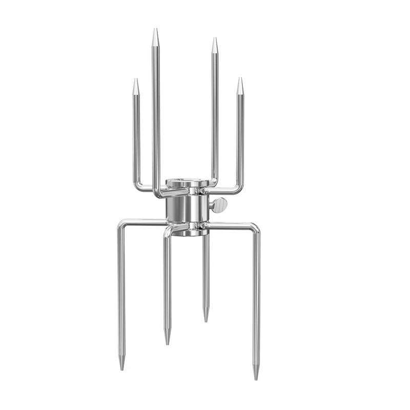 onlyfire Double Ended 8-Prong Rotisserie Fork, BBQ Grill Rotisserie Chicken