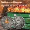 BHealthLife Dumpster Fire Coins Bulk The Strongest Steel is Forged