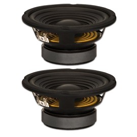 2 Goldwood Sound GW-206/8 OEM 6.5" Woofers 180 Watts each 8ohm Replacement Speakers