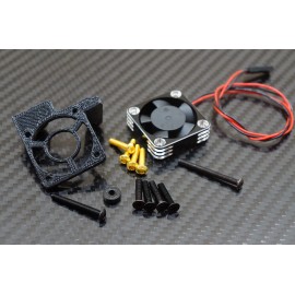 AJCMods Motor Cooling Fan Mount Aluminum Fan For Traxxas Slash 2wd Truck Rustler, Bandit