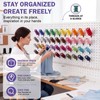 Xuhal 24 Pack Pegboard Spool Hooks for 1/4" Pegboard Organizer
