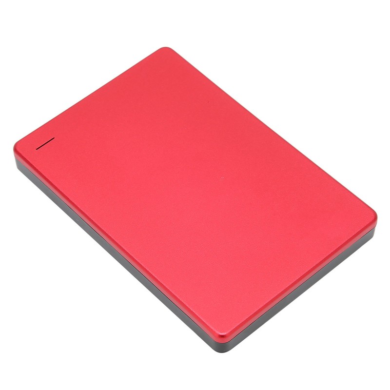 2.5in Red External HDD 6Gbps Transmission Portable External HDD Aluminum
