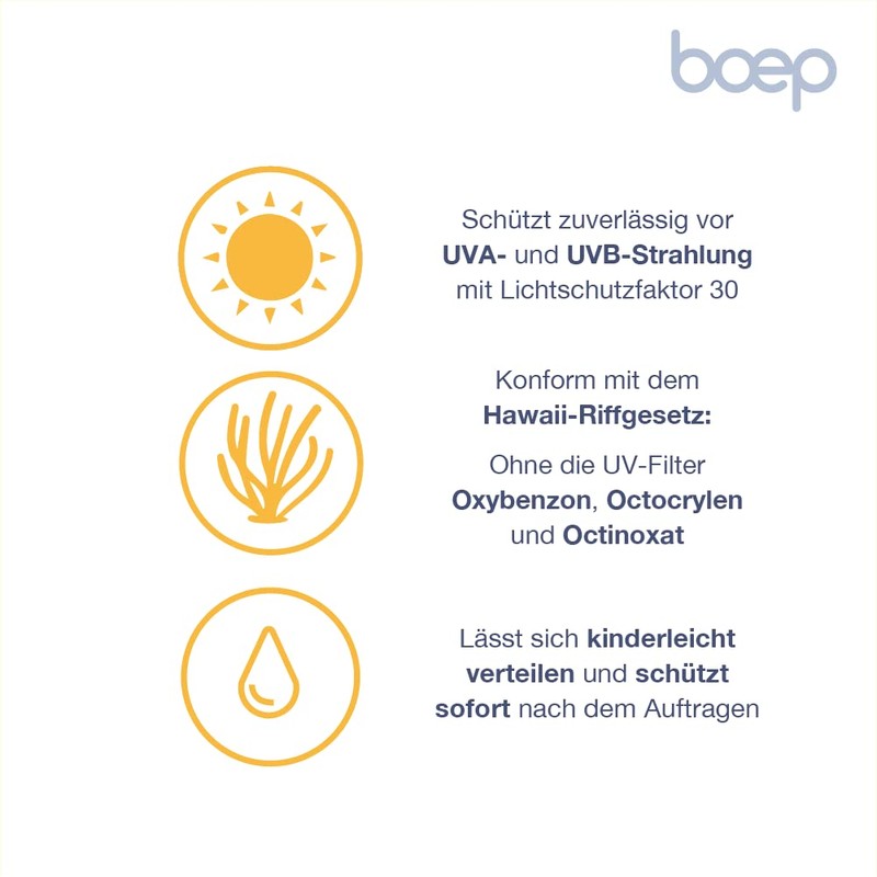 boep Sun Cream SPF 30 - Mineral Sun Protection for