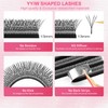 XIUSUZAKI Lash Extensions Double Tips 4D Eyelash Extensions W Shape