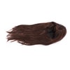 Long Straight Synthetic Hair High Density Silky Heat Resistant Fiber