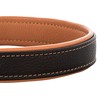 Schnüffelfreunde Fun Line Leather Dog Collar for Large, Medium and
