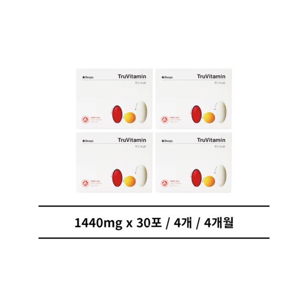 Truvitamin 4 units 4 months / 트루바이타민 4개 4개월