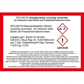 SPÜLBOY® Glass Washing Tablets for SPÜLBOY NU® (100 Tablets)