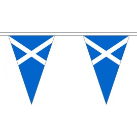 Scotland Flag Bunting Scottish St Andrews 5M Triangle Large 12 Flags FlagSuperstore