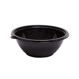 WNA APB80BL Caterline Black PET 80 Oz. Bowl - 25 / CS