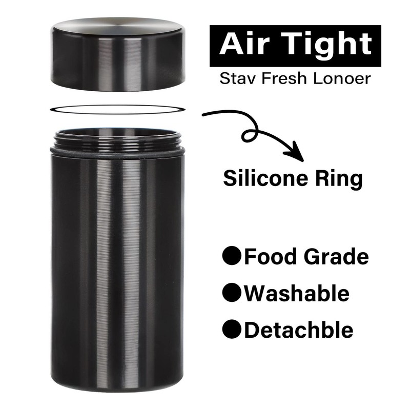 Honeypuff Smell Proof Jar, Portable Airtight Storage Container With Silicone