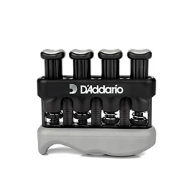 D'Addario Accessories | Ejercitador de mano para instrumentos | Varigrip | Mejora destreza y fuerza en dedos, mano y antebrazo - Ergonómico