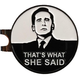 Balanced Co. Scranton Golf Hat Clip with Enamel Magnetic Ball Marker (Kevin Chili)