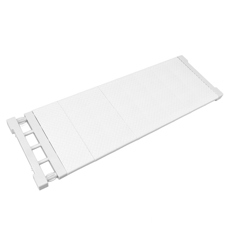 Tension Shelf Adjustable Closet Divider 24cm Width Storage Rack for