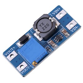Hyuduo MT3608 DC-DC 2A Boost Converter Module, Voltage Step Up Power Supply, Boost Converter Power Regulator