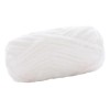 Hilo Grueso, Hilo Voluminoso Para Crochet, 80 M, Hilo Blanco