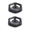 Ganter Normelemente, GN 227.6-ST-70-V7-SW Sheet Metal Hand Wheel, Valve Handle,