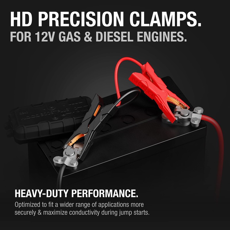 NOCO GBC003 Boost HD Precision Battery Clamps for GB20, GB40,