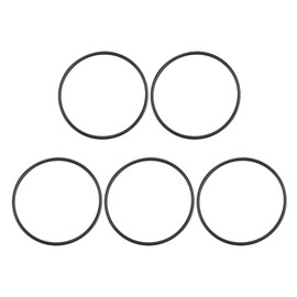 MECCANIXITY Nitrile Rubber O Ring 1.93" OD 1.77" ID 0.08" Width NBR Sealing Gasket Washer Seal O-Ring for Faucet Plumbing Air Gas Repair, Black, Pack of 5