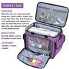 CAB55 Sewing Machine Case, Sewing Machine Carrying Bag with Removable