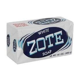 Zote 1 Pack of Zote Laundry Soap Bar White 14.1 oz (400gr)