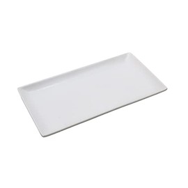 Castle Enterprise Chefs Buy Ripi Durable Dinnerware, Oblong Plate, White, 7.9 inches (20 cm), 1 Piece
