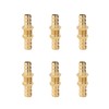 Brass Hose Connection Adapter, Pack of 6 8 mm Hose