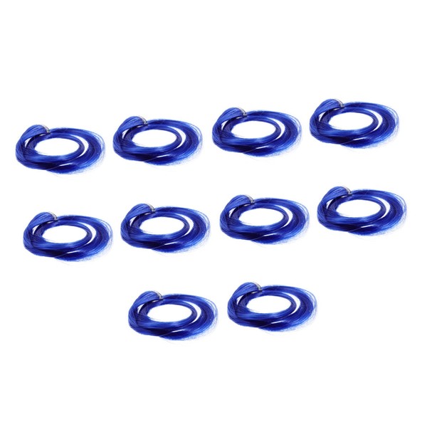 IWOWHERO 10pcs Curly Wavy Clip in Hair Extensions Long Colored